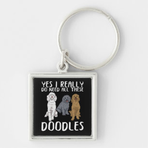 Dog Doodle Mom Gifts Dad Labradoodle Doodle Schlüsselanhänger