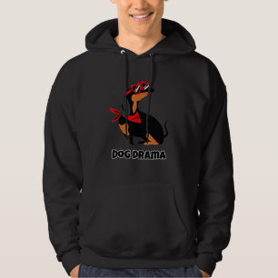 Dog Drama Ultra Soft Graphic Princess Drama Que Hoodie