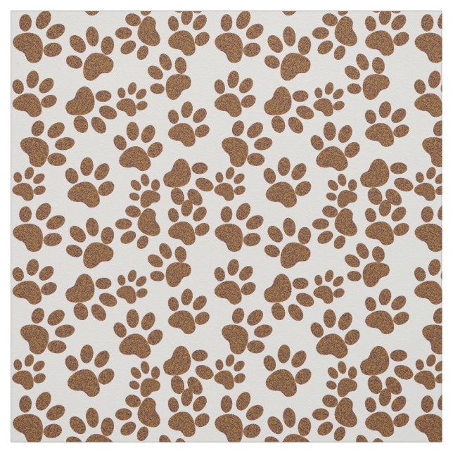 Dog Fabric Paw Prints Stoff (Muster)