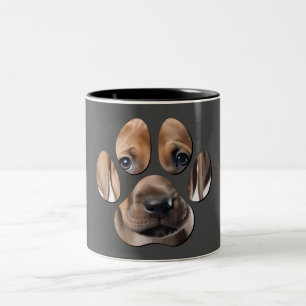 Dog Face Dog Paw Tasse