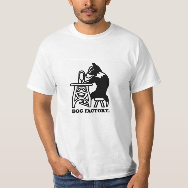 DOG FACTORY オリジナルロゴ Tシャツ T-Shirt (Vorderseite)