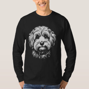 Dog Fingerprint - Maltipoo Vater Mama T-Shirt