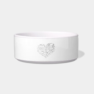 DOG FOOD BOWL CERAMIC STYLE DESIGN NAPF