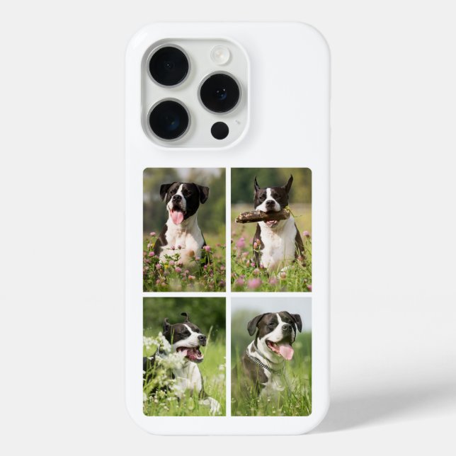 Dog Foto Collage Personalisiert Begleiter Case-Mate iPhone Hülle (Rückseite)