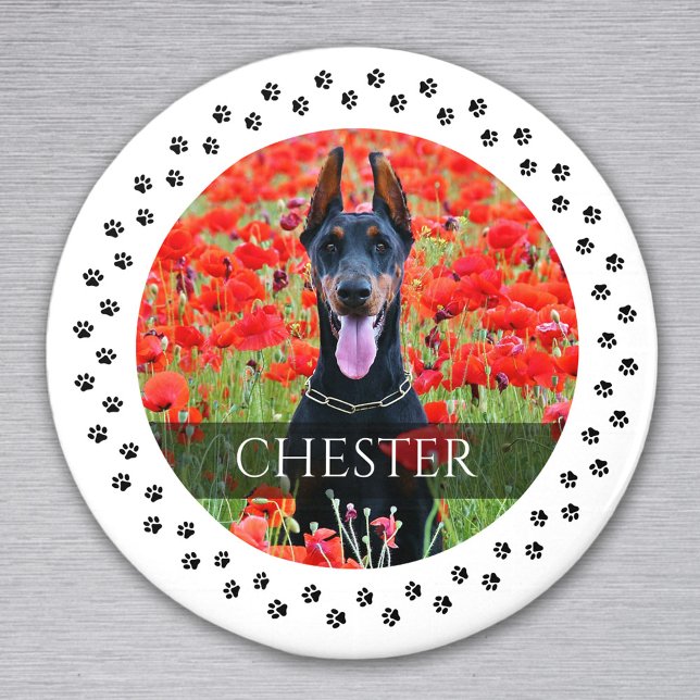 Dog Foto Magnet - Personalisierter Pet Keepake (Von Creator hochgeladen)