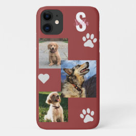 Dog Foto Monogram Terra Cotta Haustier I Telefonge Case-Mate iPhone Hülle