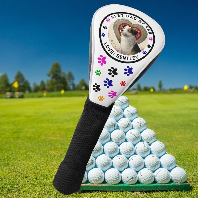 Dog Foto PW Drucken Sie den besten Vater per Par C Golf Headcover (Von Creator hochgeladen)
