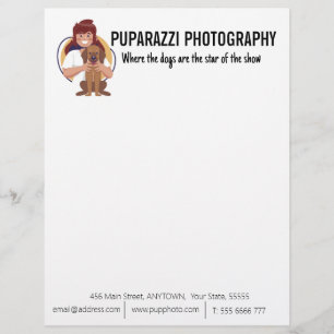 Dog Fotografy Business Custom Briefbogen