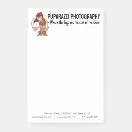 Dog Fotografy Business Custom Post-it Klebezettel