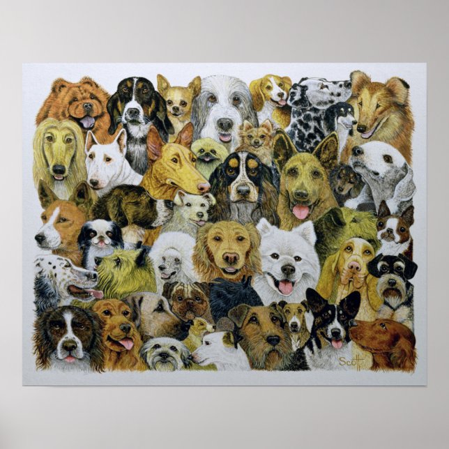 Dog Friends Poster (Vorne)