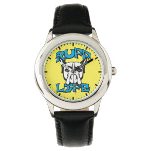 Dog Funny Novelty Pun - Ruff Life Armbanduhr