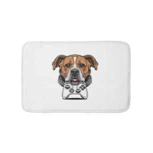Dog Gamer - Videospiel Badematte