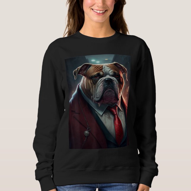 Dog Gangster must love dogs Sweatshirt (Vorderseite)