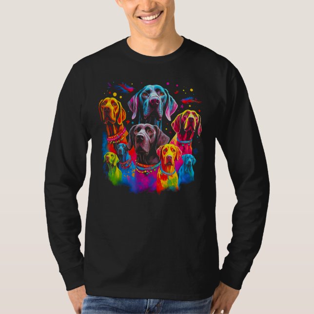 Dog German Shorthaired Pointer Best Friends T-Shirt (Vorderseite)