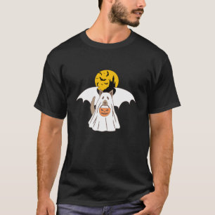 Dog Ghost Niedlicher Hund verkleidet als Ghost Fun T-Shirt