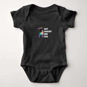 Dog Gift Best Frenchie Mom Ever Baby Strampler