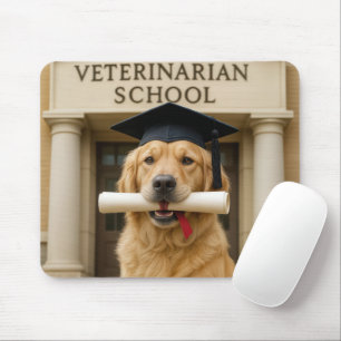 Dog Graduate of Veterinary School Mousepad