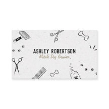 Dog Groomer Muster Business Card