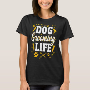 Dog Groomer Pet Grooming Furologist Welpe Fur Art T-Shirt