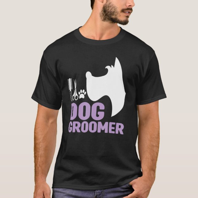 Dog Groomer Pet Grooming Men Women T-Shirt (Vorderseite)