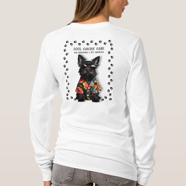 Dog Groomer T-Shirt (Rückseite)