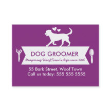Dog Groomer Treuekarte - Personalizable