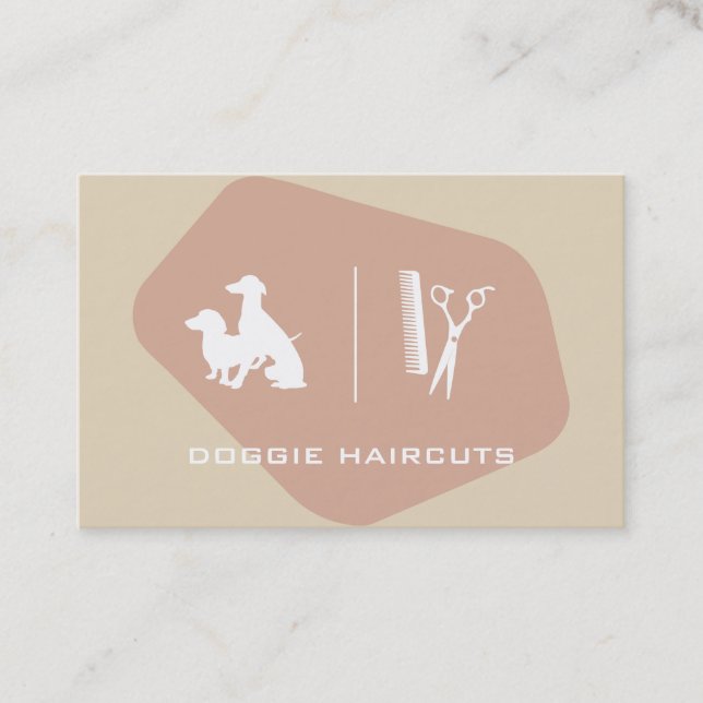 Dog Groomer Visitenkarte (Vorderseite)