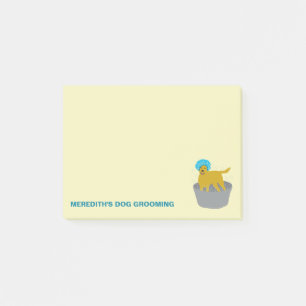 Dog Grooming Business Dog Groomer Personalisiert Post-it Klebezettel
