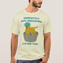Dog Grooming Business Dog Groomer Personalisiert