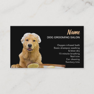 Dog grooming Customer Loyalty Discou Business Card Visitenkarte
