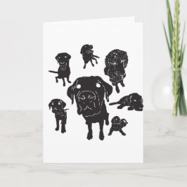 Dog Guides Card w/Custom Message! Dankeskarte
