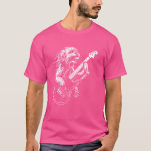 Dog Guitarist Guitar - Lhasa Apso Vater Mama T-Shirt