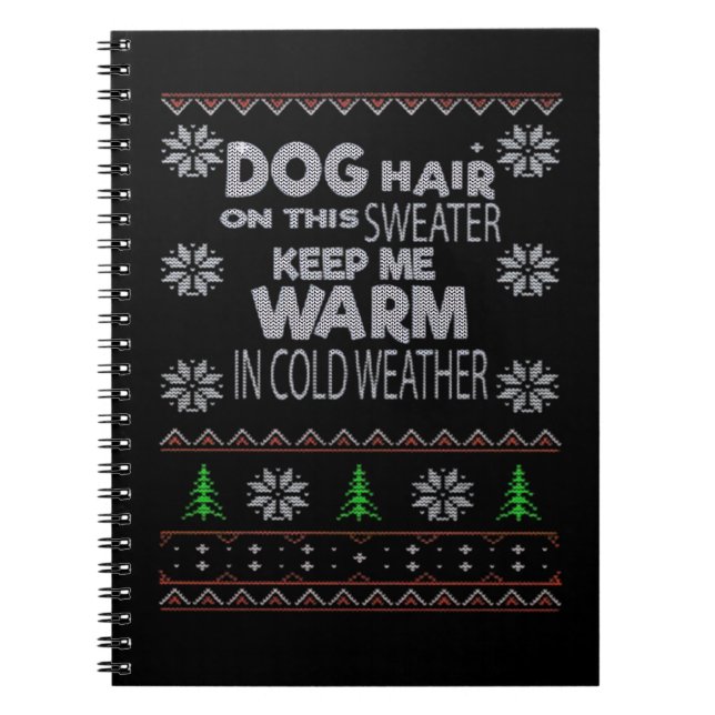 Dog Hair Christmas Sweater Essential T-Shirt Notizblock (Vorderseite)