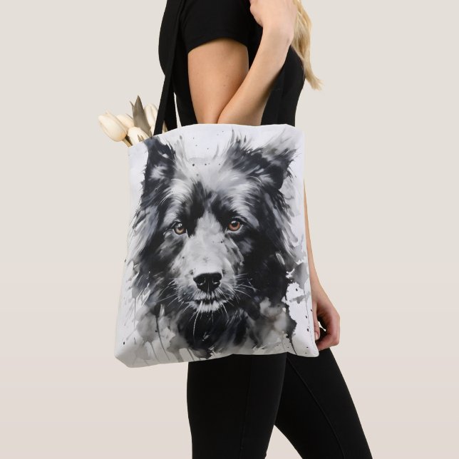 Dog Head Ink Painting (Von Nahem)