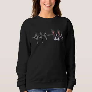 Dog Heartbeat I Boston Terrier Sweatshirt