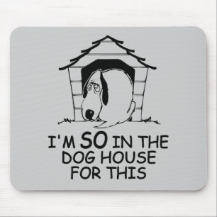 DOG HOUSE benutzerdefiniertes Farbmousepad Mousepad