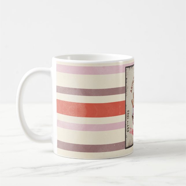 Dog Ice-cream funny Akita Inu long coat Kaffeetasse (Links)