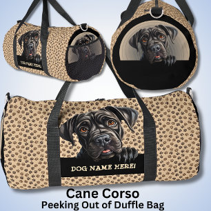 Dog Ihren Namen hinzufügen, Cane Corso Duffle Bag