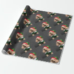 Dog in Elf Kostüm Geschenkpapier<br><div class="desc">Tierhunde Weihnachten Poodle,  Hunde Augen Spaß unglaublich witzig,  grüne,  lustige Furry Pfoten,  süße Freundin Wintergeschenk,  niedliche Hunde fröhliche Feier,  weißer roter Urlaub lustig,  pur festliche Welpe santa ,  xmas Hutelkostüm ,  Haustier-Claus,  Weihnachtstierhundpoodle, </div>