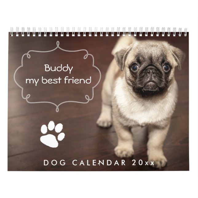 Dog-Kalender 2026 Foto hinzufügen Kalender (Titelbild)