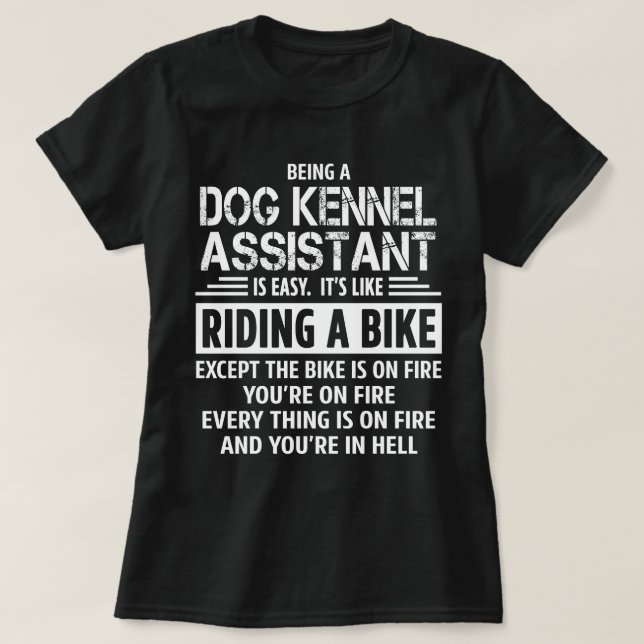 Dog Kennel Assistant T-Shirt (Design vorne)