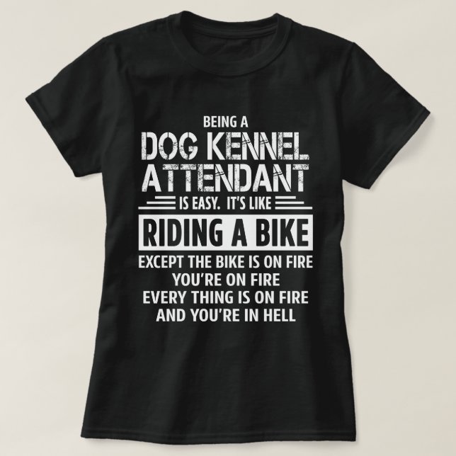 Dog Kennel Attendant T-Shirt (Design vorne)
