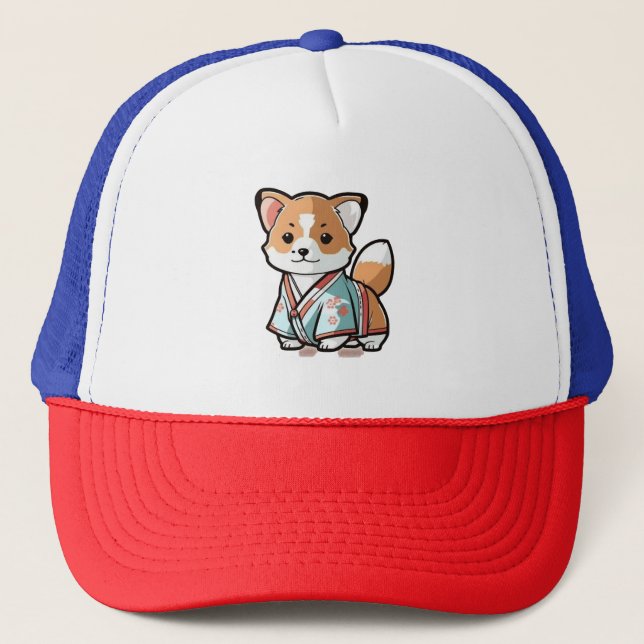 Dog Kimo Truckerkappe (Vorderseite)