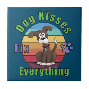 Dog Kisses Fix Alles Fliese