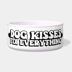 Dog Kisses Fix Alles Keramik Dog Bowl Napf
