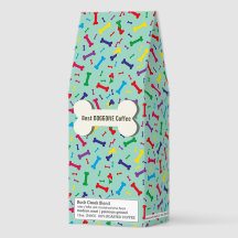 Dog Knochen Design Röstkaffee