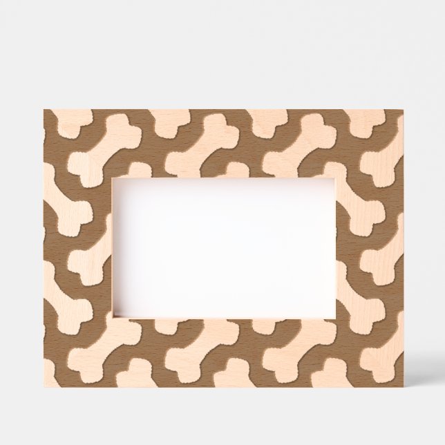 Dog-Knochen-Muster Geätzte Rahmen (Vorderseite)