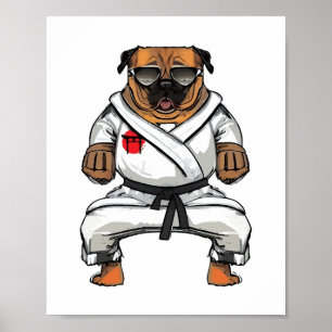 Dog Knows Karate Poster