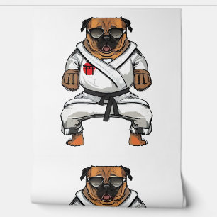 Dog Knows Karate Tapete
