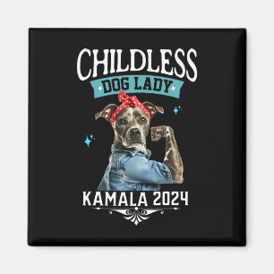 Dog Lady United Funny Dog Feminist Magnet